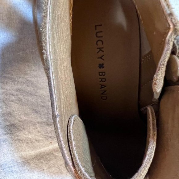 Lucky Brand Shylow Suede Lace Up Booties - Picture 3 of 8